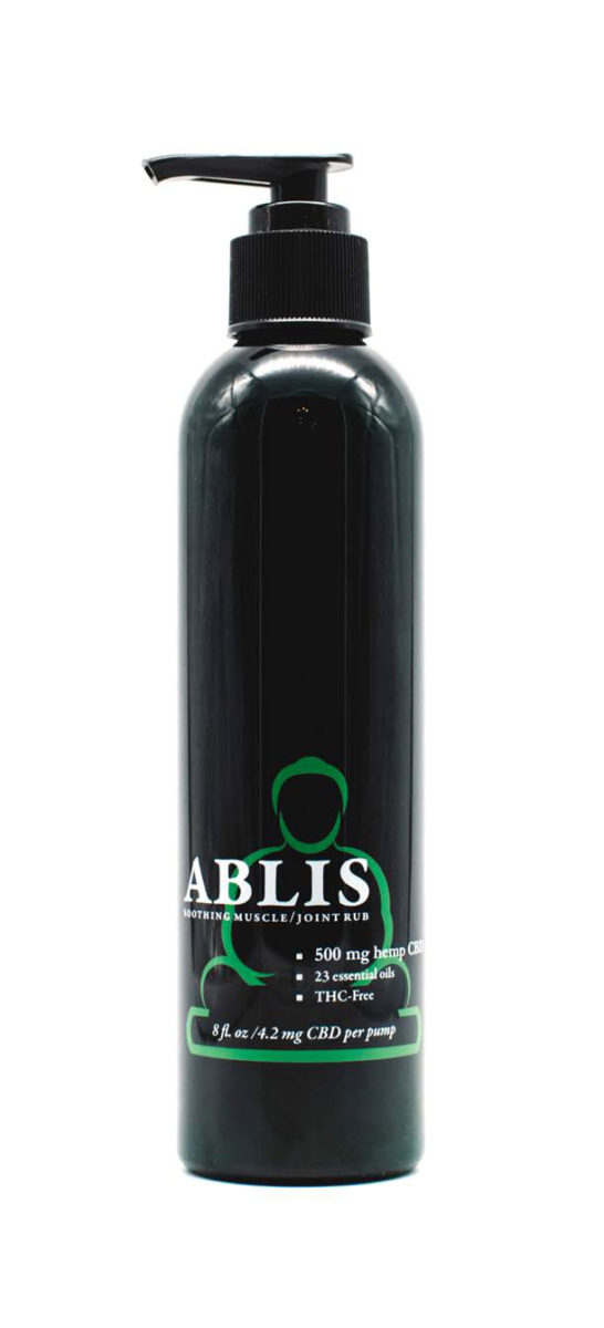 Ablis Smoothing Muscle Joint Rub 500mg | CBD Pro