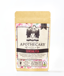 Brothers Apothecary Hemp Tea - Sensuali-Tea Flavor - Front of Package