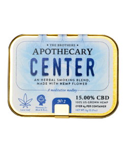 Brothers Apothecary Smoking Herb Tin - Center Blend