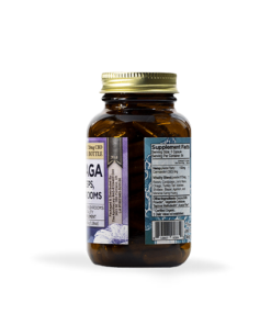 Brothers Apothecary CBD Capsules Supreme Vitality Right Side of Bottle