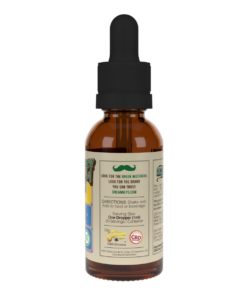 Dr Canney's Coconut Oil with CBD Isolate Side of Bottle