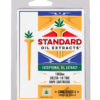 Standard Oil Gorilla Glue #4 Delta-10 THC Vape Cartridge Packaging - Blue and Gold label with the iconic TORCH logo featuring a Cannabis Leaf.
